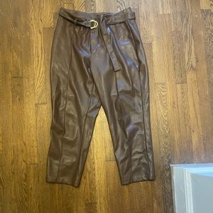 Marc NY Brown Leather pants
